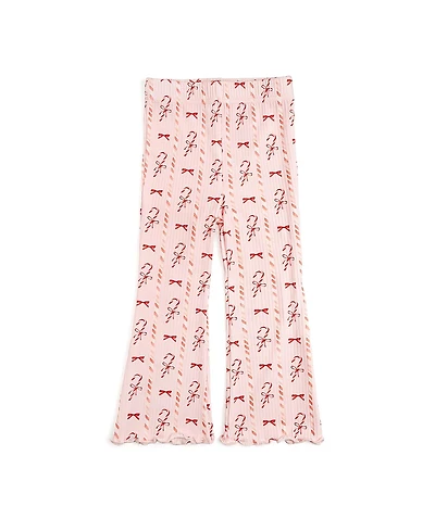 Sweet Wink Girls' Candy Cane Lane Christmas Flare Legging - Baby, Little Kid