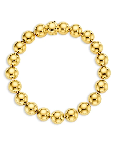 Cadar 18K Yellow Gold Pysche Bead Link Bracelet