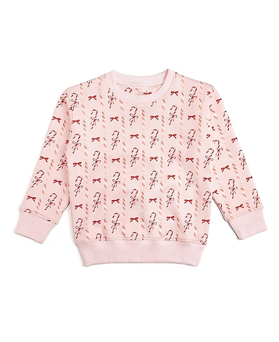 Sweet Wink Girls' Candy Cane Lane Christmas Sweatshirt