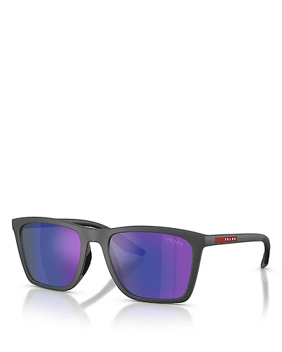 Prada Linea Rossa Pillow Sunglasses, 56mm