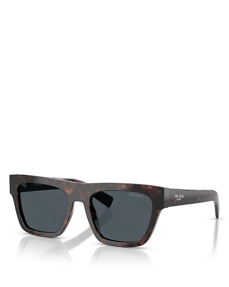 Prada Rectangular Sunglasses, 55mm