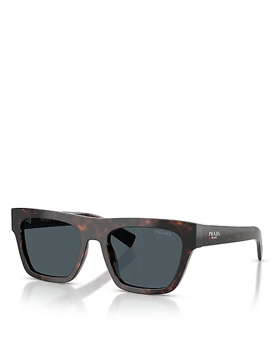 Prada Rectangular Sunglasses, 55mm