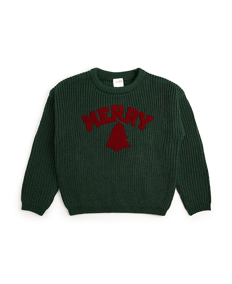 Sweet Wink Boys' Merry Patch Christmas Knit Sweater - Baby