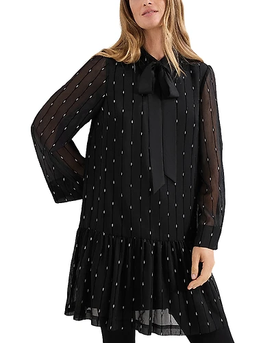 Phase Eight Tessa Glitter Mini Dress