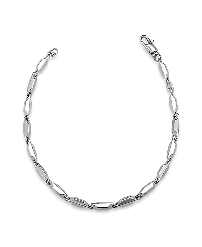 Oradina Sterling Silver Marine Link Bracelet