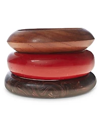 Ben Anum Bangle Bracelets, Set of 3