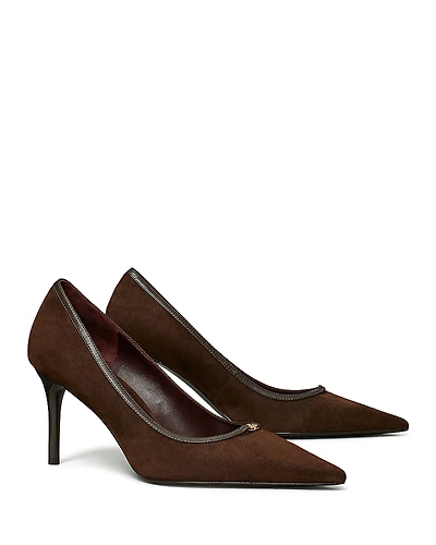 Tory Burch Women's Double T Pointed Pumps