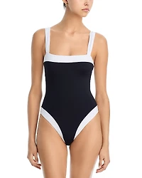 Aqua Swim Colorblocked One Piece Swimsuit - Exclusive