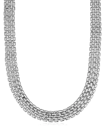 Oradina Sterling Silver The Panther Necklace