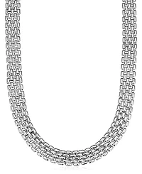 Oradina Sterling Silver The Panther Necklace