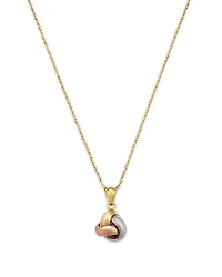 Bloomingdale's Fine Collection Love Knot Pendant Necklace