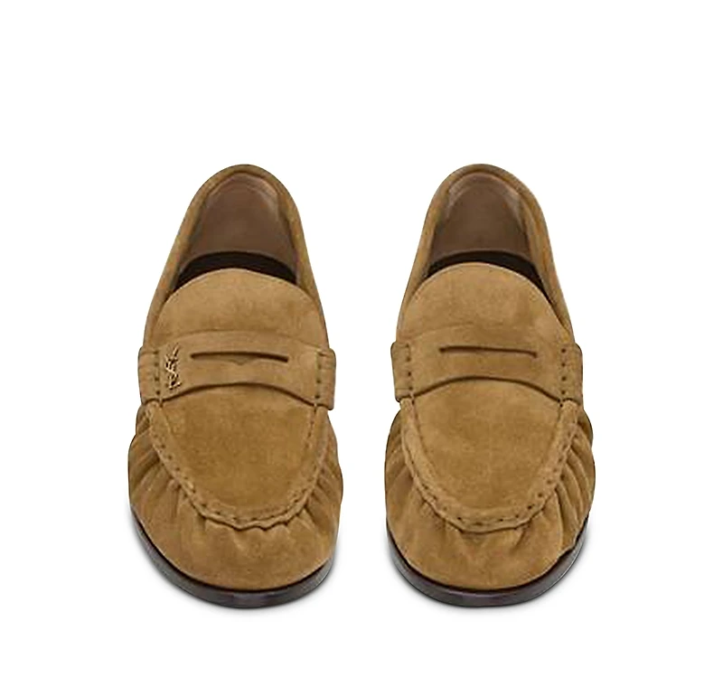 Saint Laurent Men's Suede Le Loafers