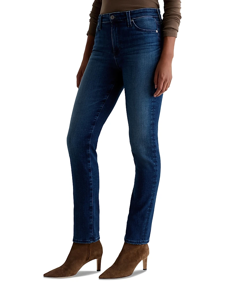 Ag Mari Mid Rise Slim Straight Leg Jeans