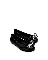 Mini Melissa Girls' Sweet Love Glam Ballet Flats - Toddler, Little Kid, Big Kid