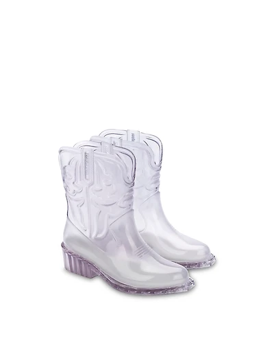 Mini Melissa Girls' Texas Jelly Cowboy Boots - Little Kid, Big Kid