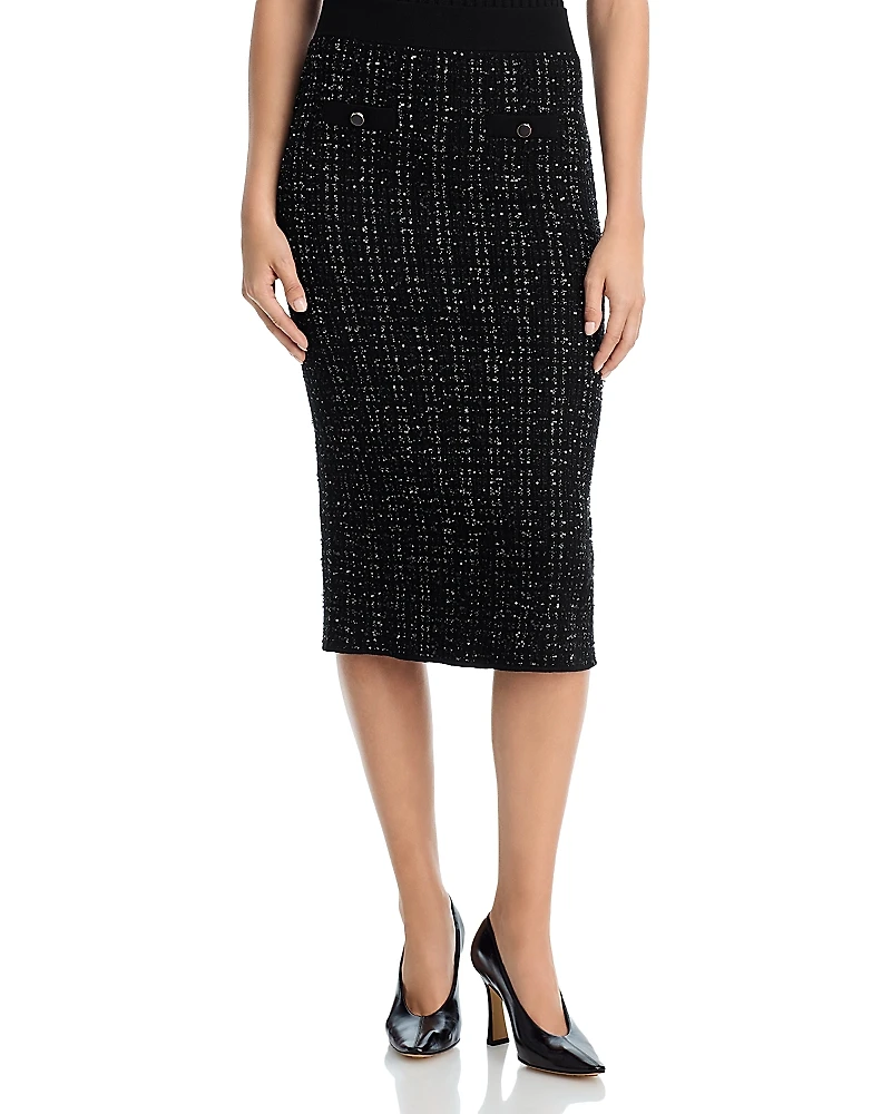 Veronica Beard Corbin Tweed Skirt
