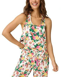 Pq Swim Floral Racerback Tank