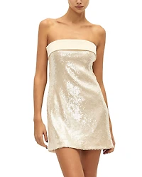 Elodie The Label Julia Sequinned Mini Dress