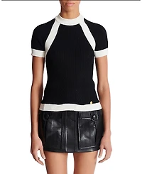 Balmain Short-Sleeved Knit Top