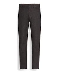 Zegna Stretch Cotton & Cashmere Roccia Jeans