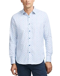 Robert Graham Bramston Cotton Blend Button Down Shirt