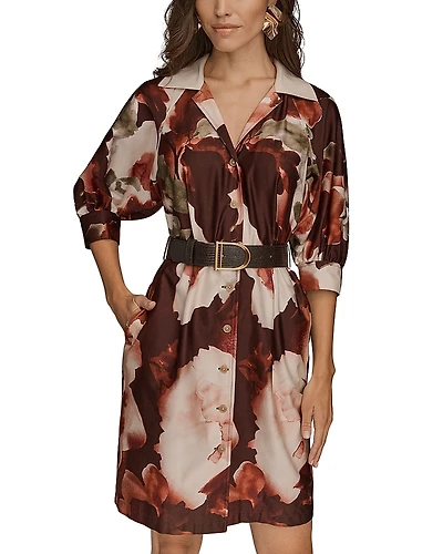 Donna Karan Belted Shirtdress