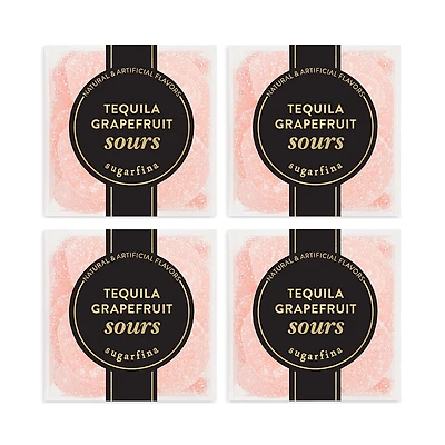 Sugarfina Tequila Grapefruit Sours 4 Piece Kit
