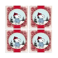 Sugarfina Snoopy Sugared Cranberries 4 Piece Kit