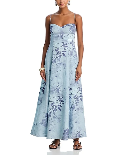 Simkhai Rudie Bustier Maxi Dress