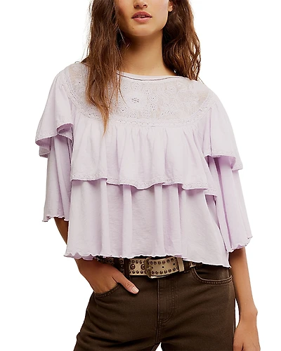 Free People Rose Party Tee