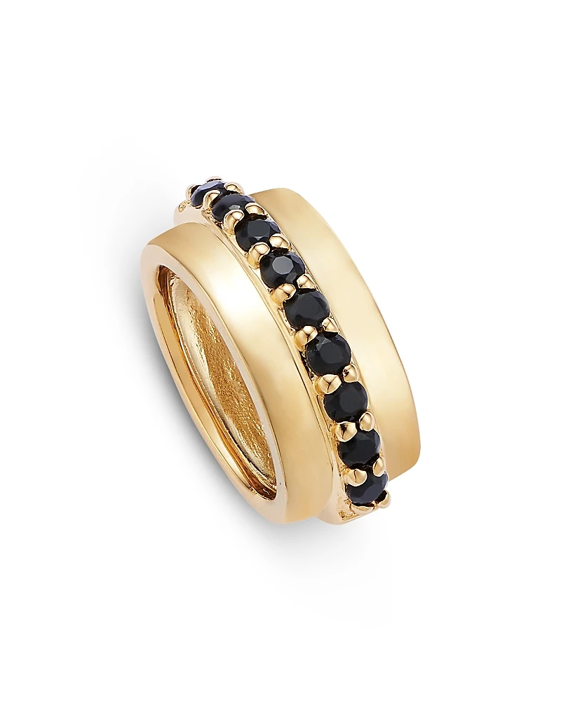 Moon & Meadow 14K Yellow Gold Onyx Circle Charm Pendant