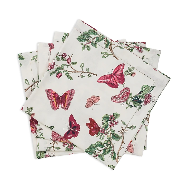 Matouk Baudin Butterfly Linen Napkin, Set of 4