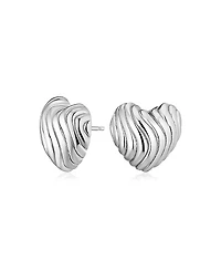 Oradina Sterling Silver Love Language Studs