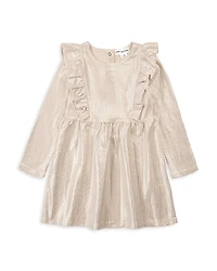 Miles The Label Girls' Long Sleeved Sparkle Dress - Little Kid, Big Kid