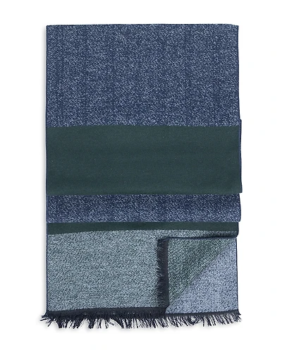 Ted Baker Color Blocked Silk Scarf