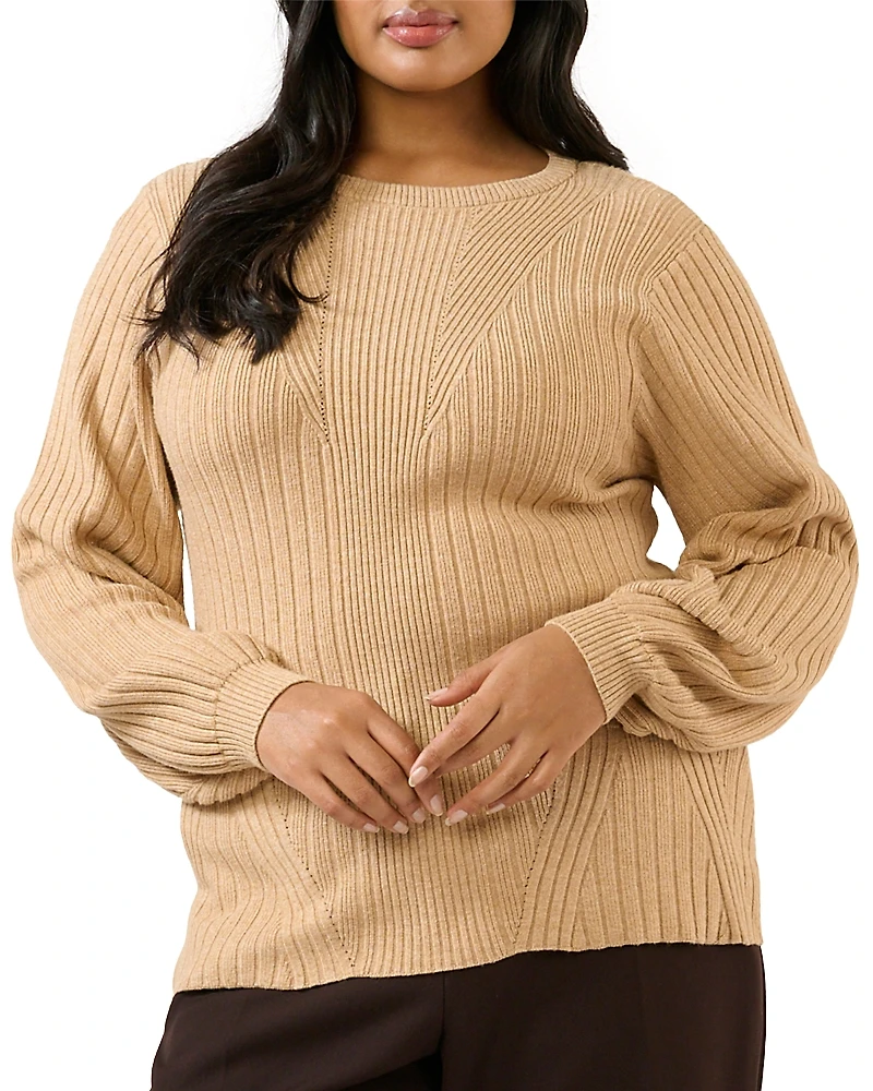Estelle Plus Remi Ribbed Sweater