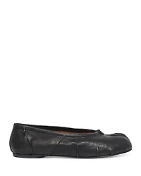 Maison Margiela Women's Tabi Leather Ballerina Flats