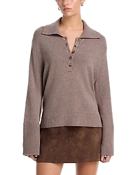 525 Luca Bell Sleeve Polo Sweater