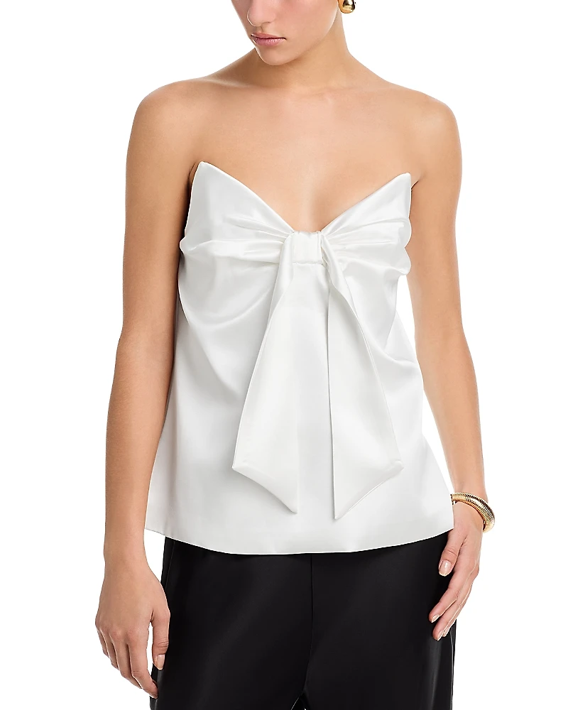 Lucy Paris Shai Strapless Bow Top - Exclusive