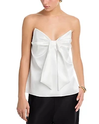Lucy Paris Shai Strapless Bow Top - Exclusive