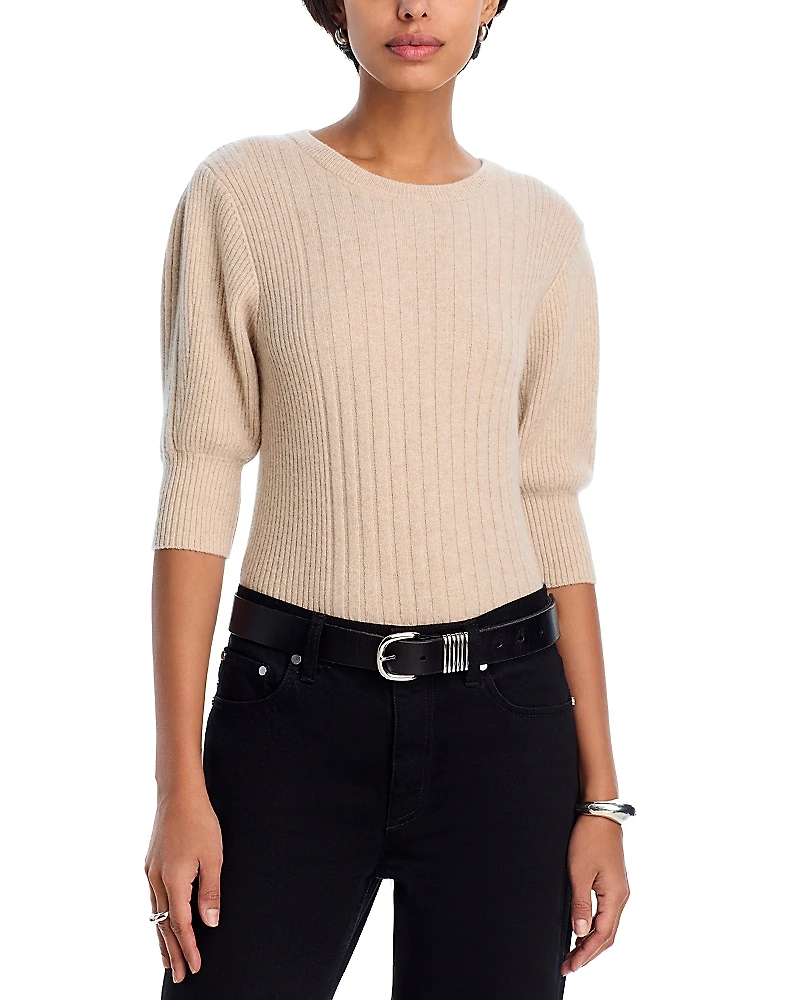 Paige Kato Cashmere Short Sleeve Sweater