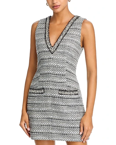 Veronica Beard Odele Embellished Mini Dress