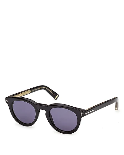 Tom Ford Round Sunglasses, 47mm
