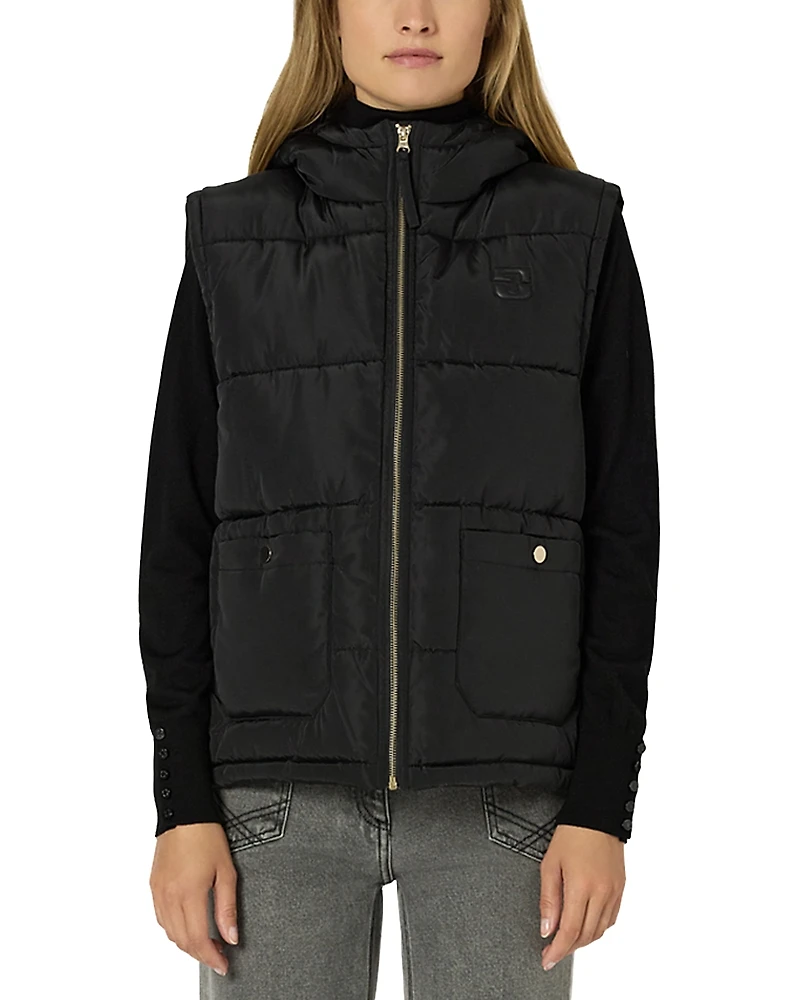 Gerard Darel Maura Hooded Vest