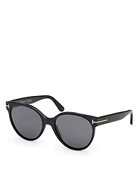 Tom Ford Tallulah Round Sunglasses, 56mm