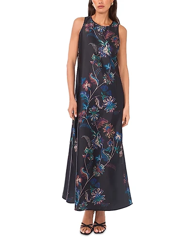 Vince Camuto Round Neck Maxi Dress