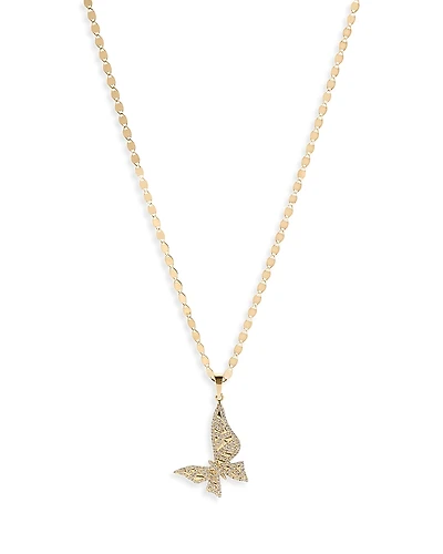Lana Jewelry Diamond Butterfly Pendant Necklace