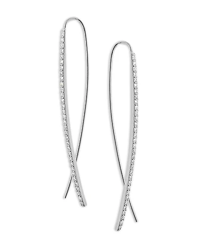Lana Jewelry Diamond Pave Threader Earrings