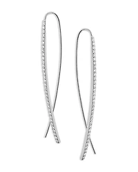 Lana Jewelry Diamond Pave Threader Earrings