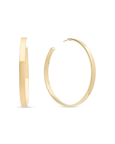 Lana Jewelry 14K Yellow Gold Polished Hoop Earrings